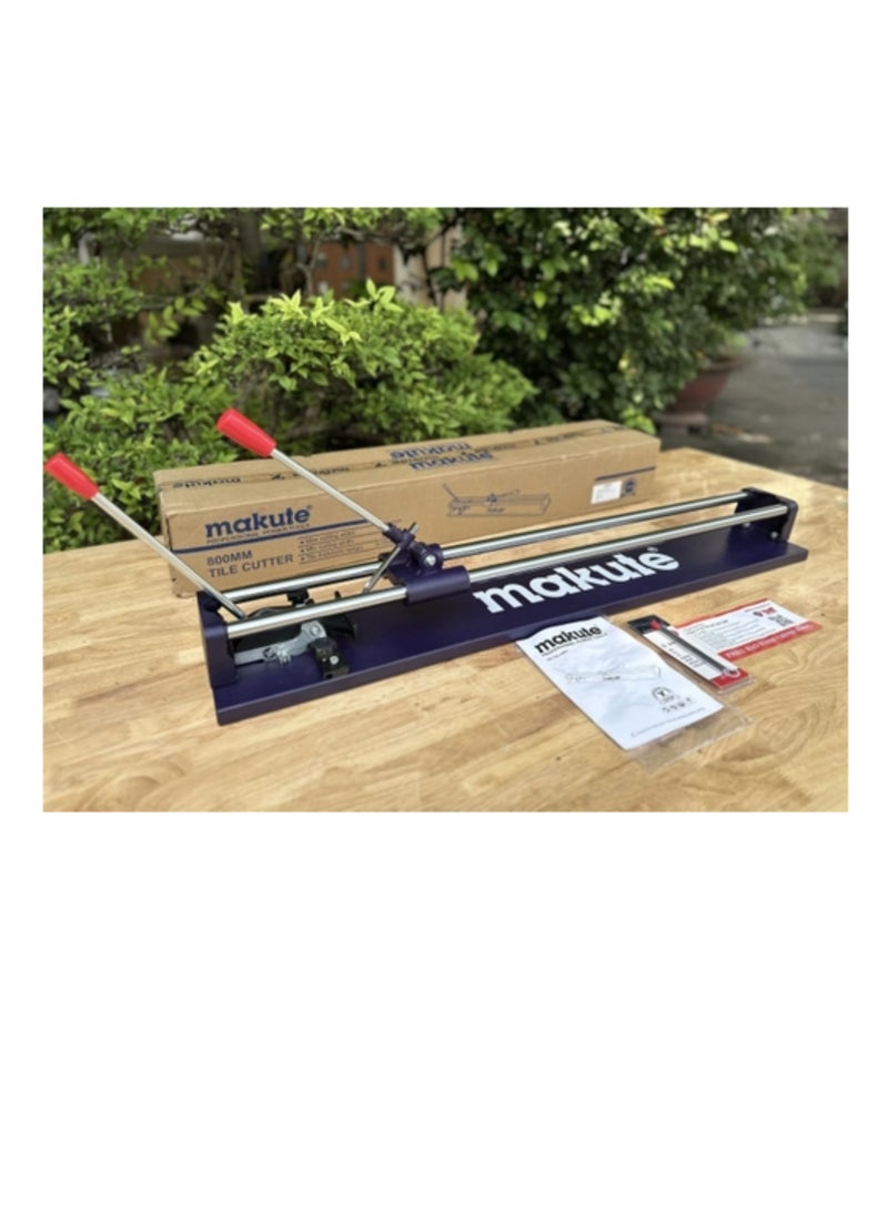 8-inch Manual Push Tile Cutter 20mm Minimum cutting length 800mm  Maximum cutting length 15mm Tile thickness For All Your Tile Cutting Task (TC800-3)