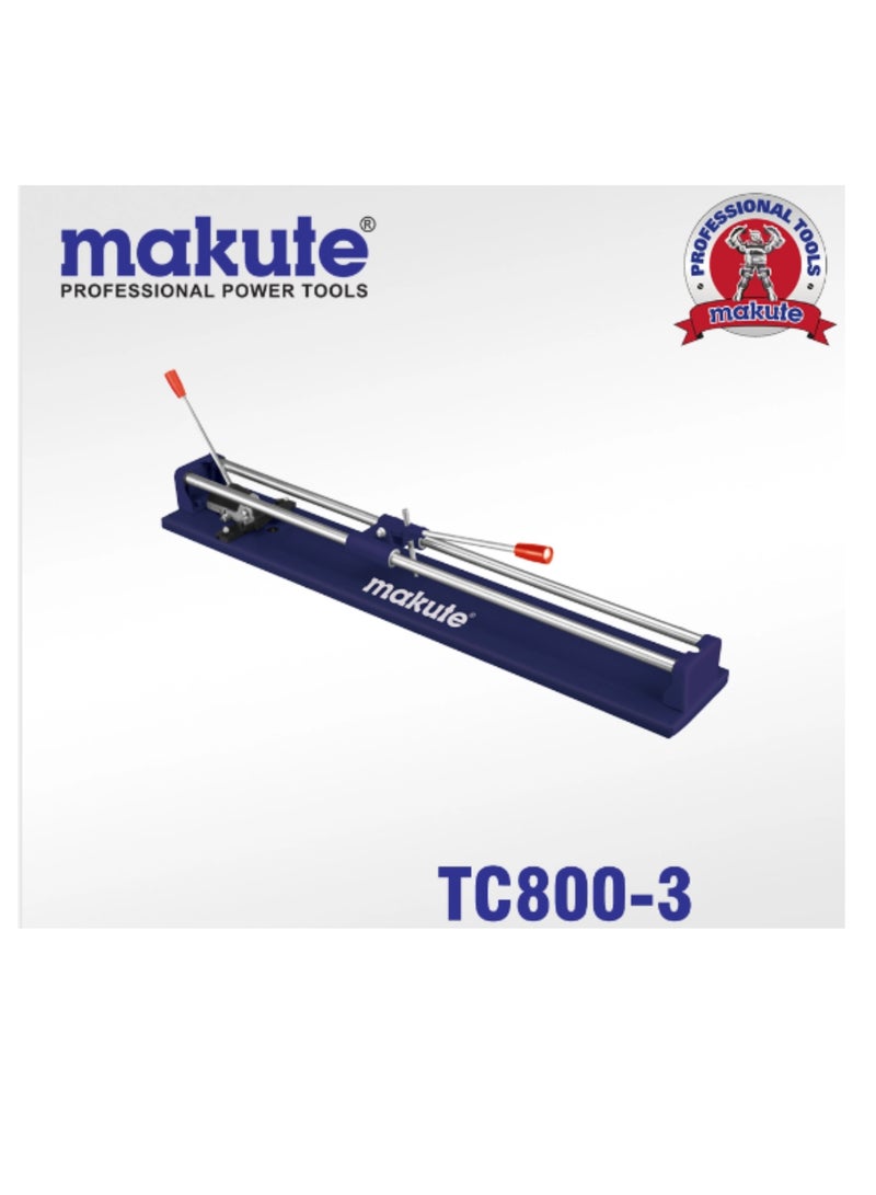 8-inch Manual Push Tile Cutter 20mm Minimum cutting length 800mm  Maximum cutting length 15mm Tile thickness For All Your Tile Cutting Task (TC800-3)