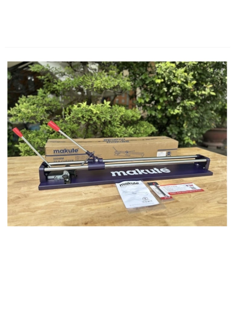 8-inch Manual Push Tile Cutter 20mm Minimum cutting length 800mm  Maximum cutting length 15mm Tile thickness For All Your Tile Cutting Task (TC800-3)