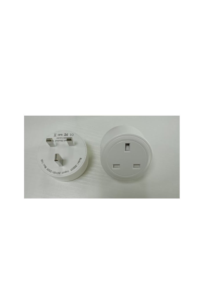 Smart socket with Wi-Fi, consumption monitoring, Yandex Alisa, Marusia, Google Home, Smart Power Plug 16A