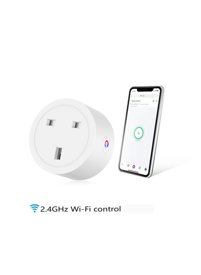 Smart socket with Wi-Fi, consumption monitoring, Yandex Alisa, Marusia, Google Home, Smart Power Plug 16A