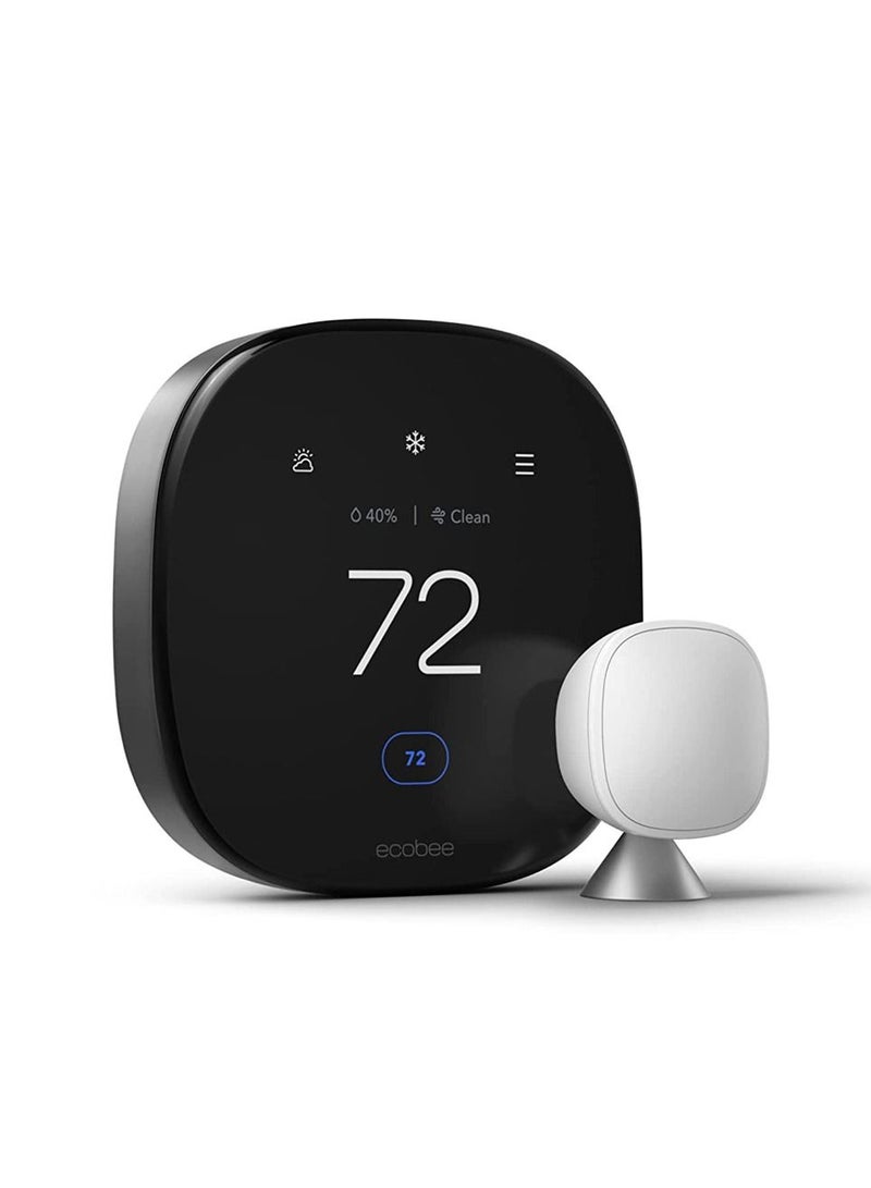 Ecobee Premium 6th Generation Smart Thermostat with Smart Sensor - Grey