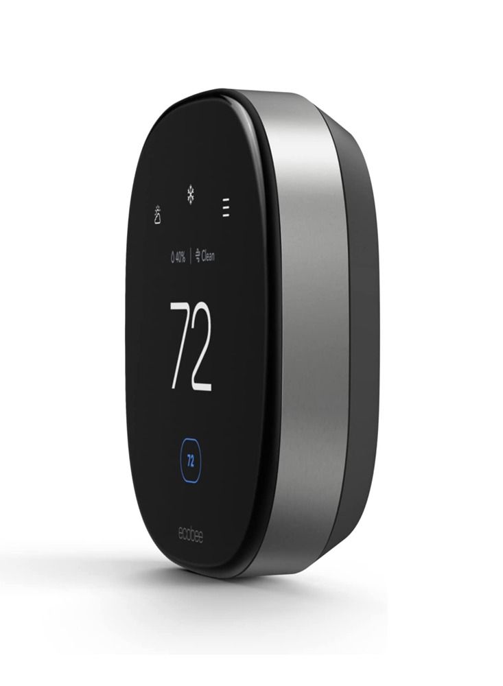 Ecobee Premium 6th Generation Smart Thermostat with Smart Sensor - Grey