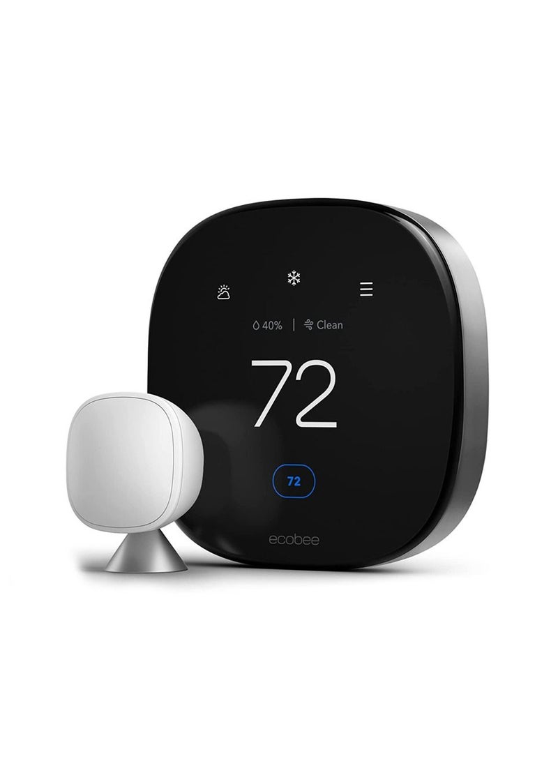 Ecobee Premium 6th Generation Smart Thermostat with Smart Sensor - Grey