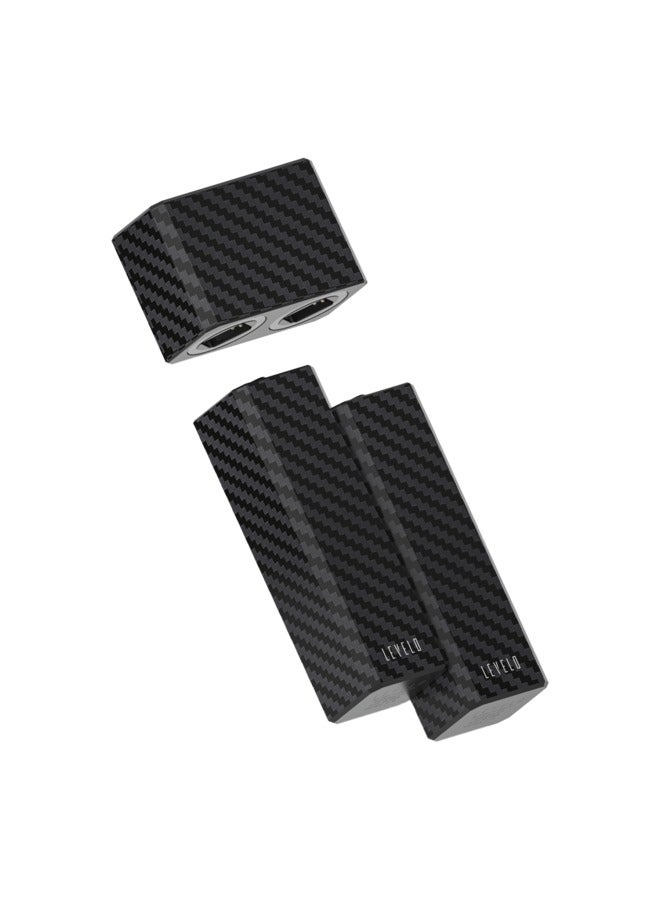 Portable 2 in 1 SwapCell  14400mAh Power Bank, Carbon Fibre, 20W/22.5W Output, 3 Detachable Batteries