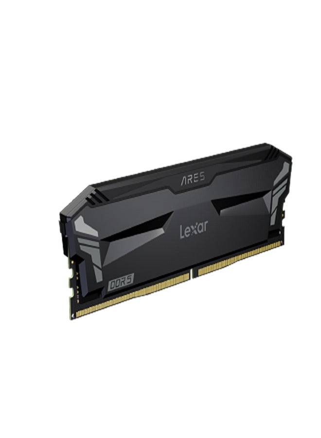 ARES 16GB DDR5 OC Desktop Memory with HEATSINK, speed 4800 MHz, JEDEC 79-5/XMP 3.0 Standard CL38, UDIMM 140 x 43.5 x 7.9 mmmm black