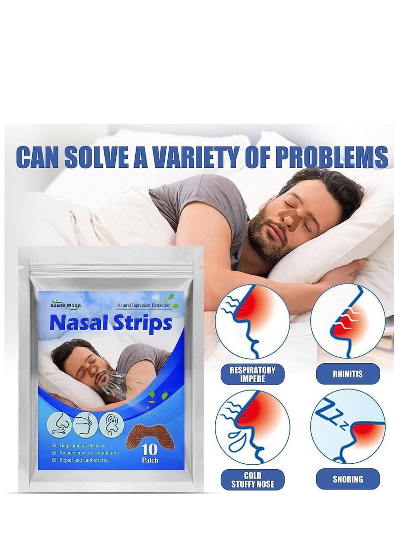 Nose Breathing Strip Nasal Strips For Snoring Better 20-pcs Hale Aid Nighttime Sleeping Mouth Loud