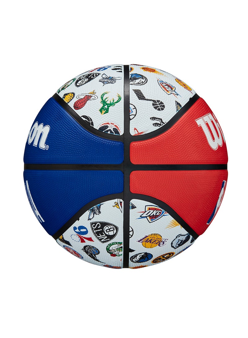 NBA Basketball All Teams - Size 7 for +12 years old and Adults - Red/ White/ Blue