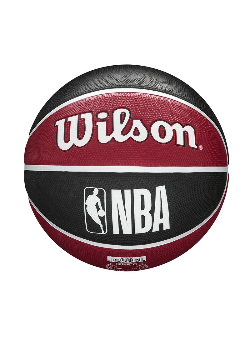 NBA Team Alliance Basketball Miami Heat - Size 7 for +12 years old and Adults - Red/Black