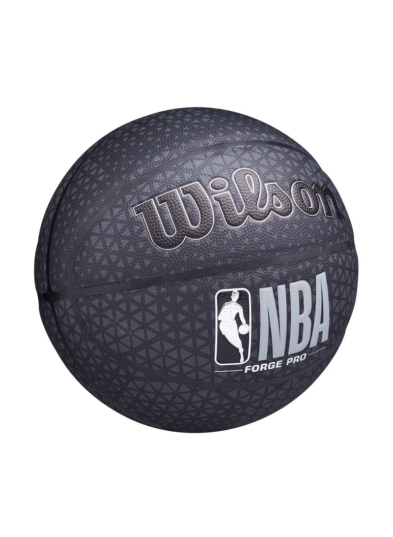 NBA Forge Pro Basketball - Size 7 for +12 years old and Adults - Black Print 1