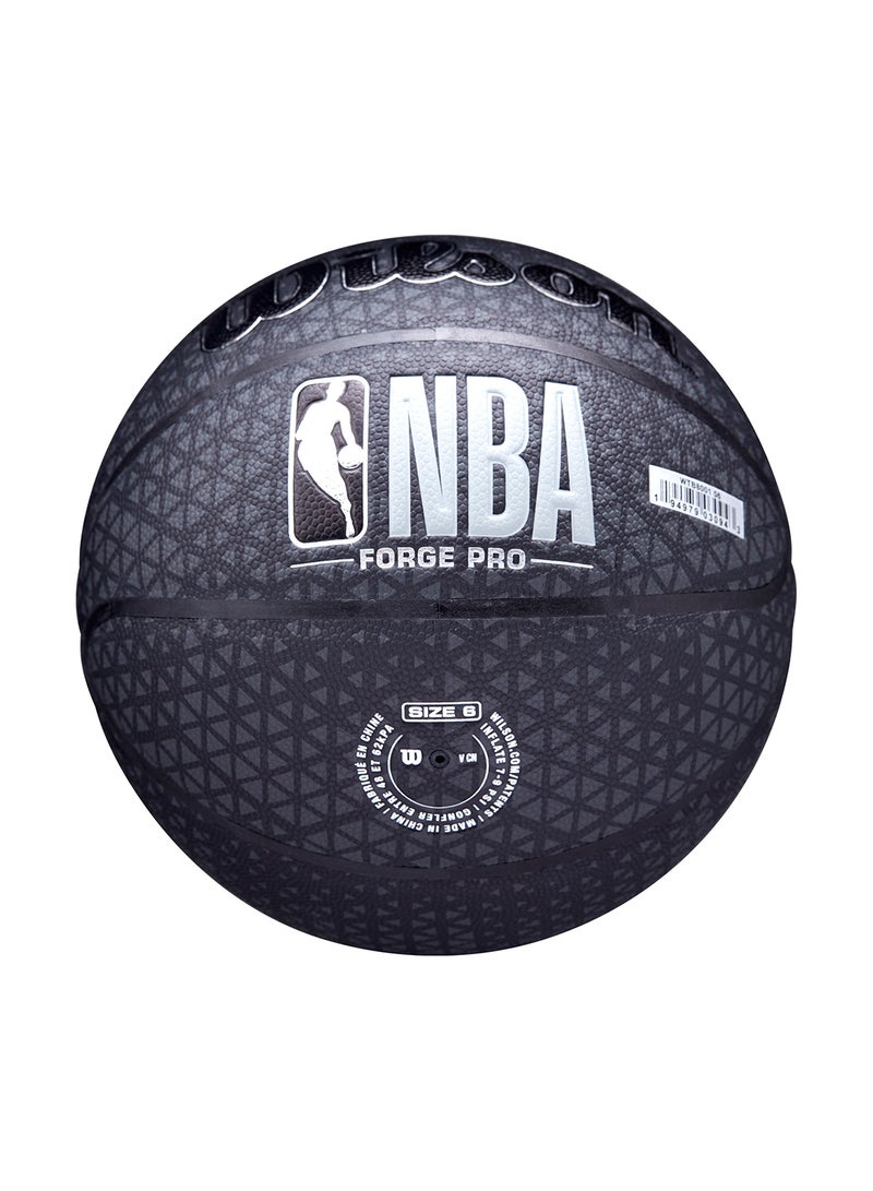 NBA Forge Pro Basketball - Size 7 for +12 years old and Adults - Black Print 1