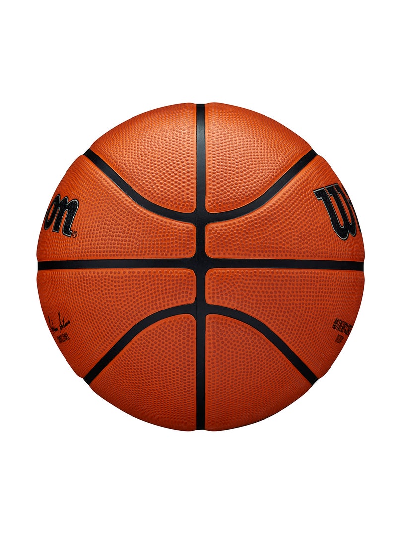 NBA Authentic Series Outdoor Basketball - Size 7 for +12 years old and Adults - Orange