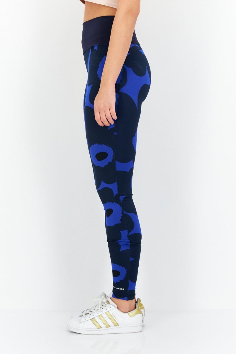 Women Sportswear Fit Pull On Training Tights, Navy