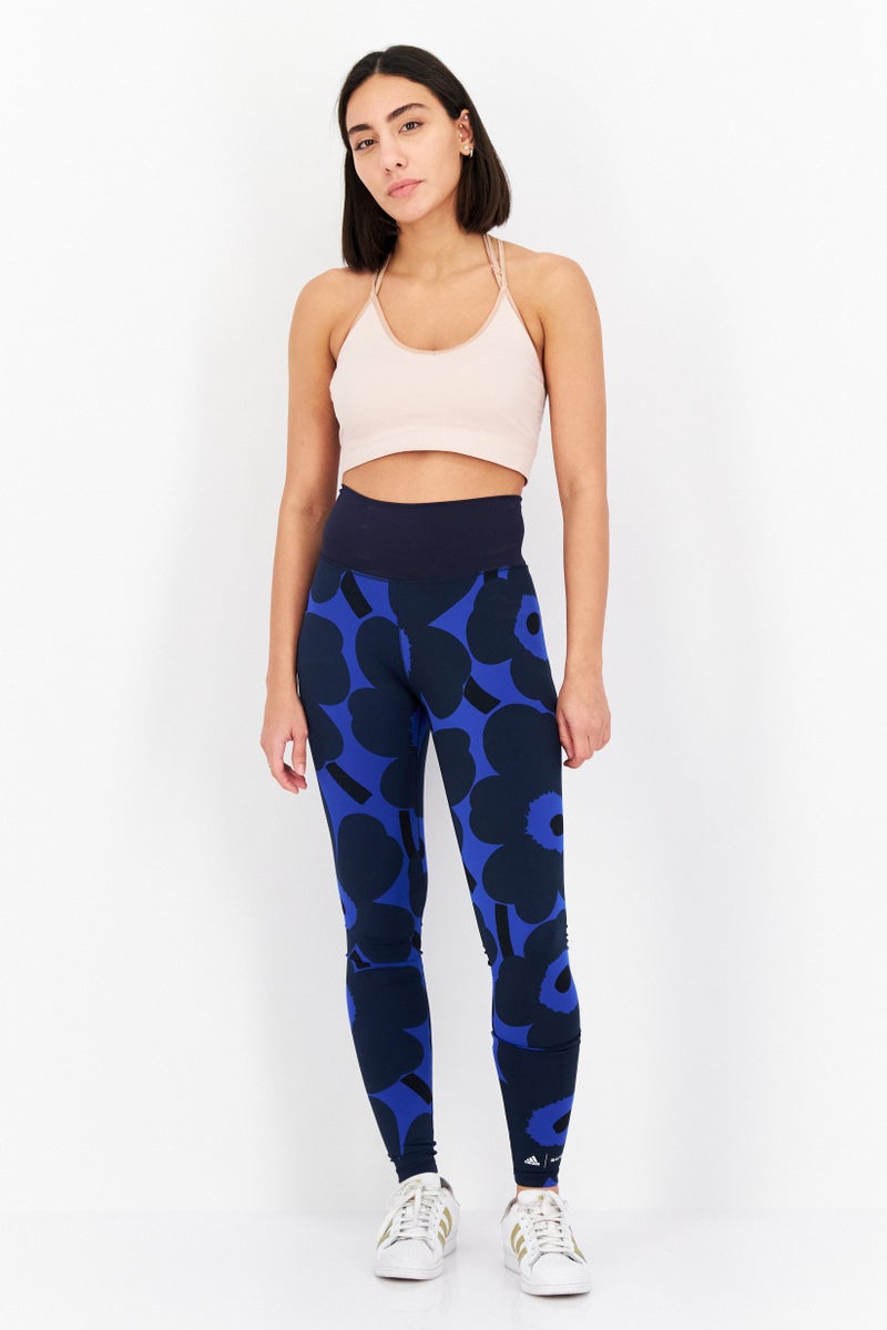 Women Sportswear Fit Pull On Training Tights, Navy