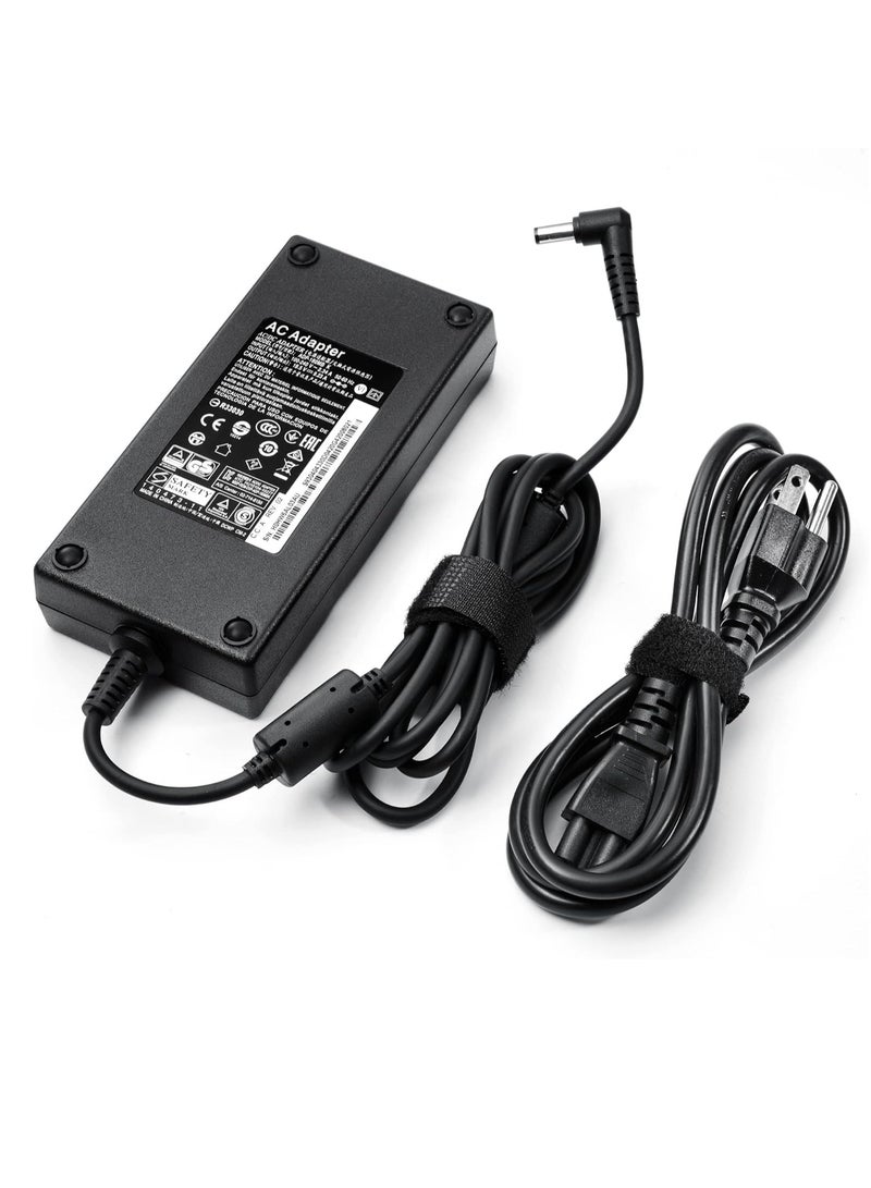 180W 19.5V 9.23A Laptop Charger 180W for Chicony A15-180P1A MSI GS65 GS63 GS63VR GS75 GS66 GS70 GT70 GT60 GF63 GV62 GL62 GL62M GV72 GE72 GE60 GE62 GE70 GS60 GS73 GP70 GP60 GP72 GP62 GL72 WS65 Laptop