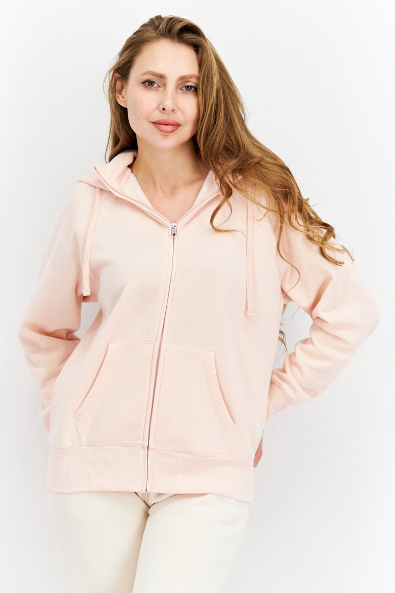 Women Sportswear Fit Long Sleeves Training Sweatshirts, Pink