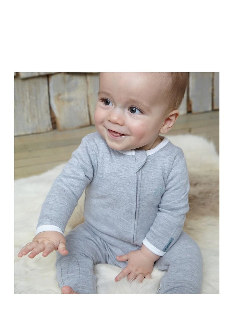 Grey All-In-Onesie 3-6 Months