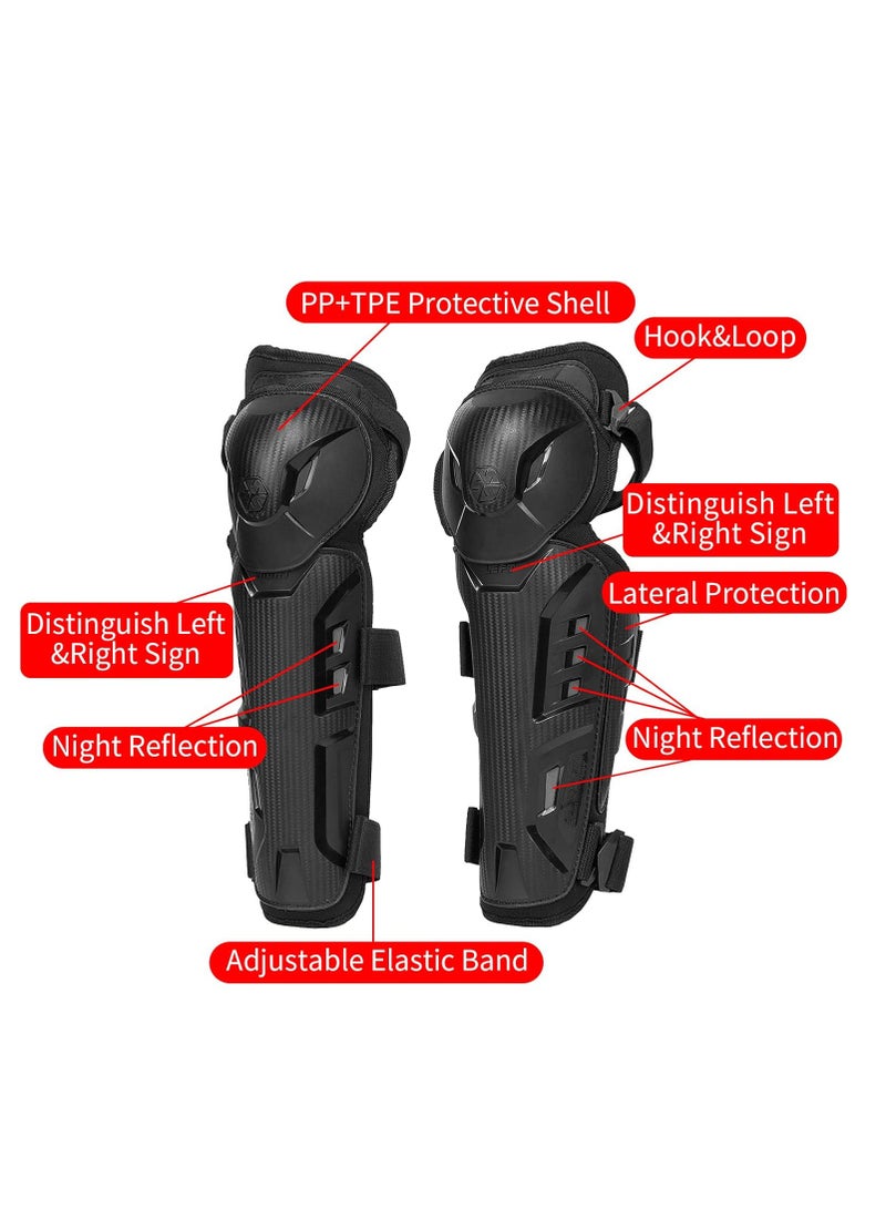 Set of Motorcycle K39 Knee and elbow Guards, Protective Gear Anti-Slip Knee Cap Pads   for Mountain Biking