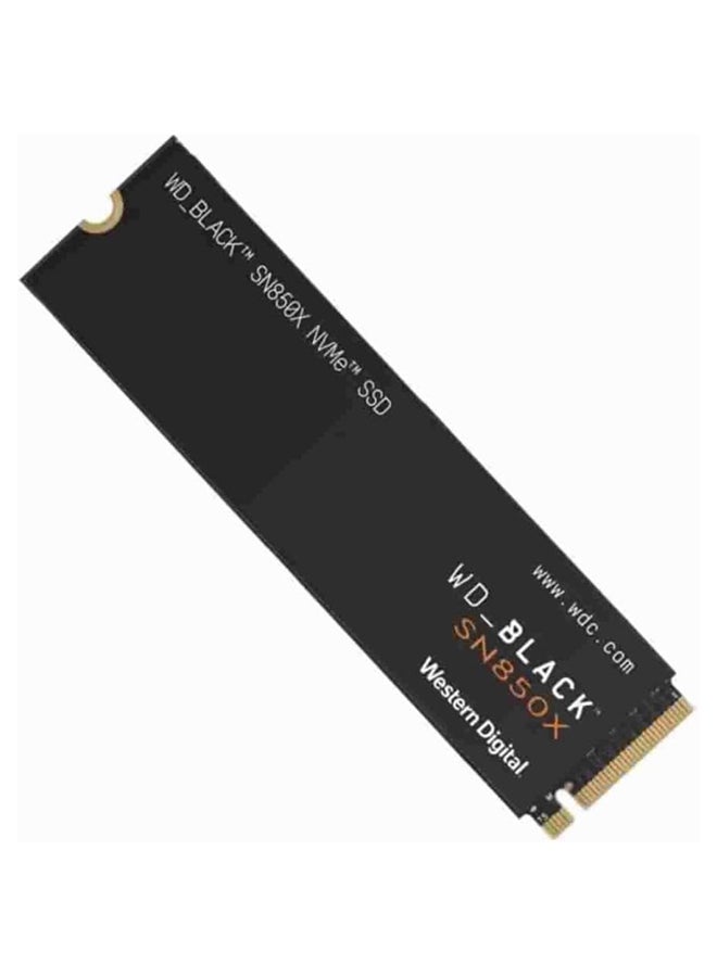 2 TB BLACK SN850X NVMe PCIe 4.0 Gaming Internal SSD, Up to 7300 MB/s Sequential Read & 6600 MB/s Write Speeds, M.2 2280, 1.75 Million Hours MTTF, 12000TB Endurance | WDS200T2X0E 2 TB