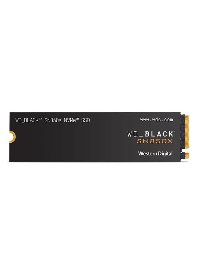 2 TB BLACK SN850X NVMe PCIe 4.0 Gaming Internal SSD, Up to 7300 MB/s Sequential Read & 6600 MB/s Write Speeds, M.2 2280, 1.75 Million Hours MTTF, 12000TB Endurance | WDS200T2X0E 2 TB
