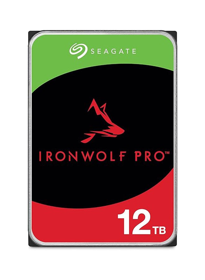 IronWolf Pro 12TB NAS Hard Drive, 7200 RPM 256MB Cache SATA 6.0Gb/s CMR 3.5