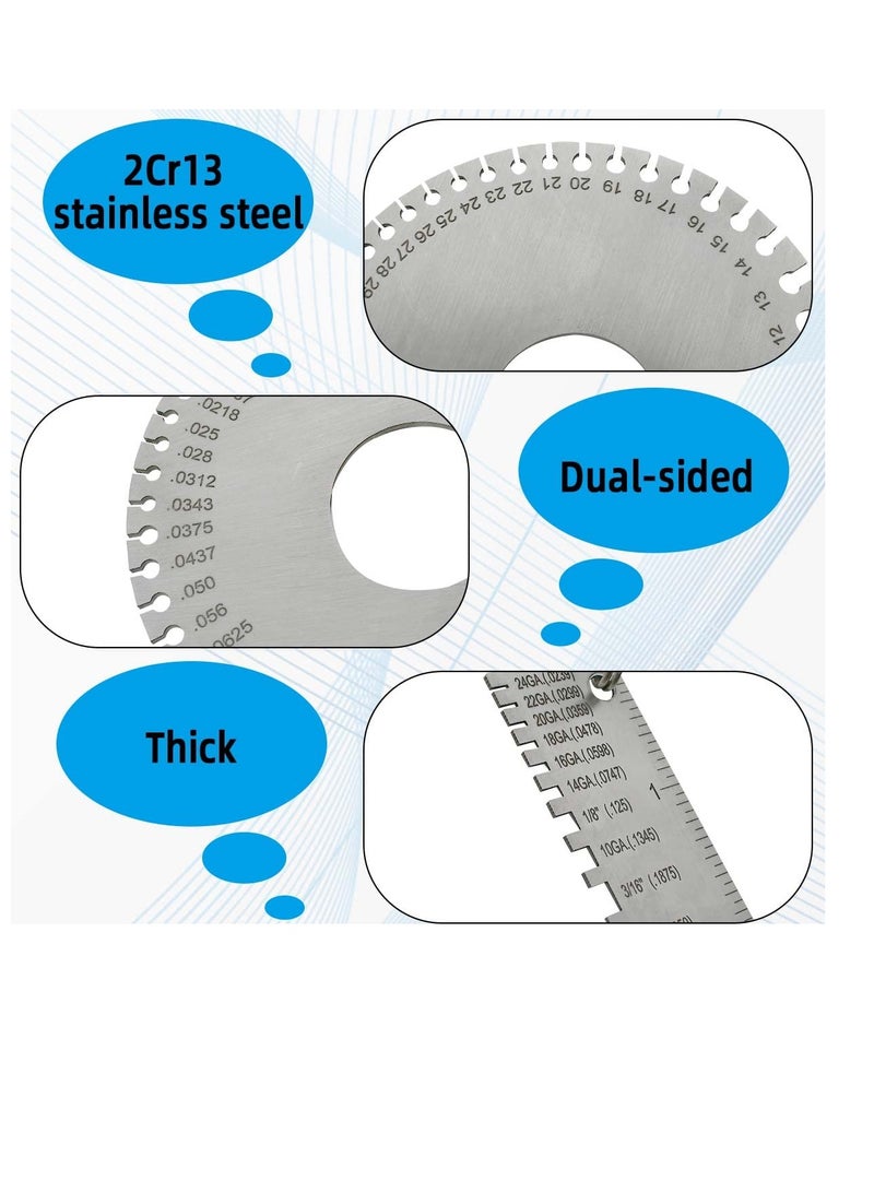 Stainless Steel Wire Sheet for DIY Projects and Construction, Standard Thickness Metal Gauge for Accurate Measurements and Decoration