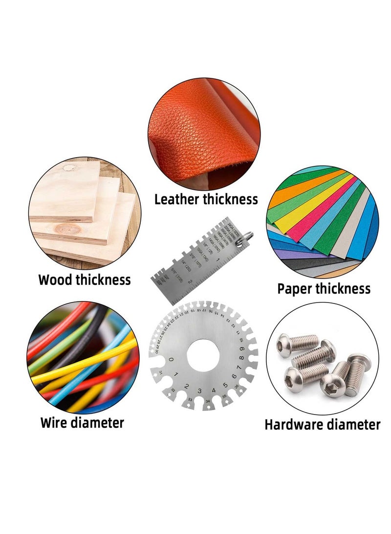 Stainless Steel Wire Sheet for DIY Projects and Construction, Standard Thickness Metal Gauge for Accurate Measurements and Decoration
