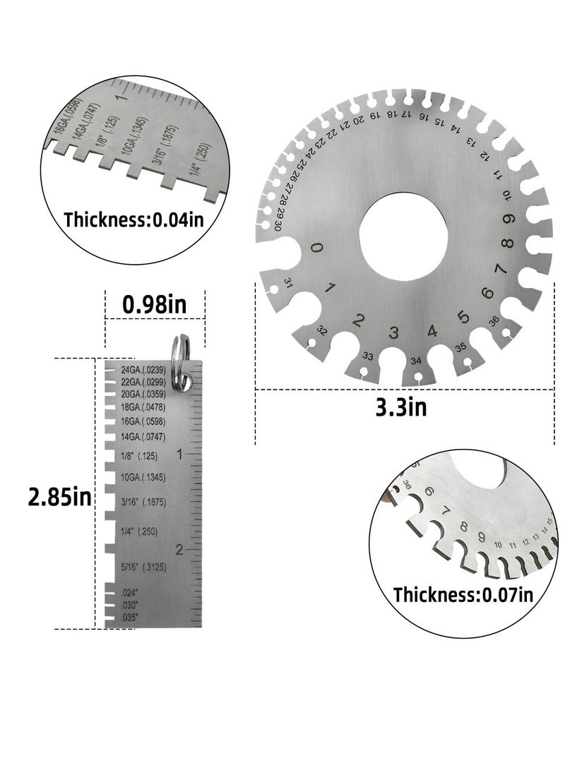Stainless Steel Wire Sheet for DIY Projects and Construction, Standard Thickness Metal Gauge for Accurate Measurements and Decoration