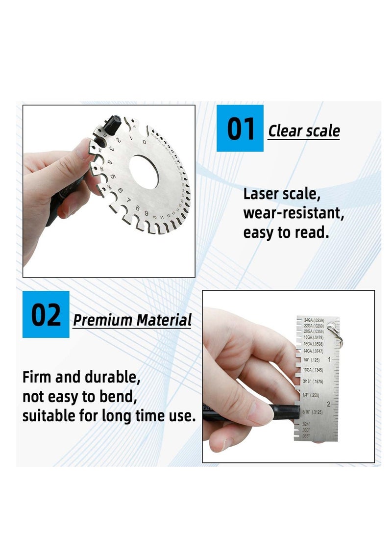 Stainless Steel Wire Sheet for DIY Projects and Construction, Standard Thickness Metal Gauge for Accurate Measurements and Decoration