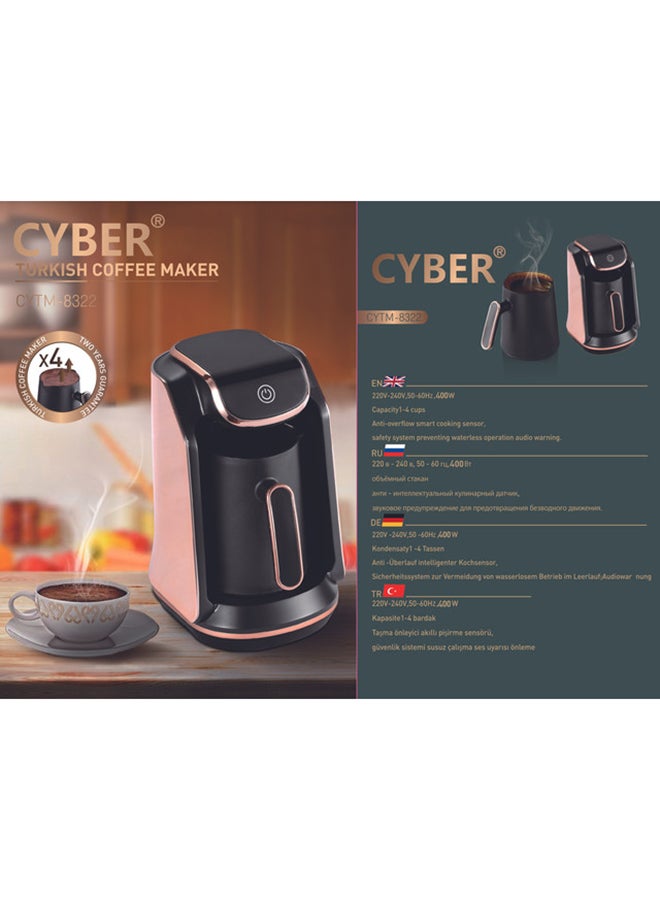 Turkish Coffee Maker 400.0 W CYTM-8322 Rose Gold/Black