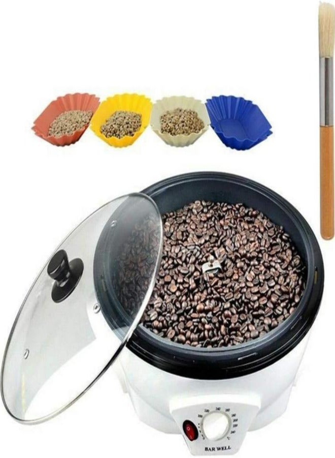 Coffee Roaster Stainless Steel Electric Coffee Beans Roasting Machine Peanut Baking Machine