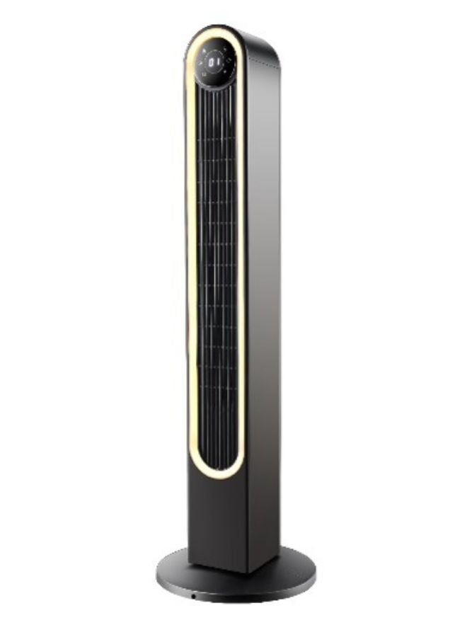 Tower Fan 42 inches With LED Light TF-398 Black