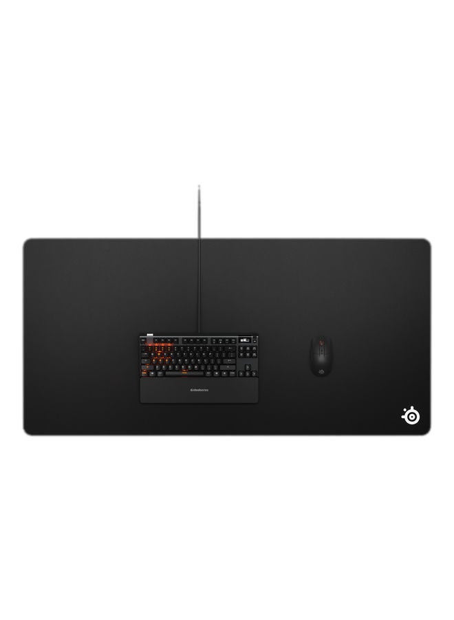 QcK 3XL Gaming Surface Mouse Pad, Optimized For Gaming Sensors, Maximum Control, Durable and washable for easy cleaning, Size 3XL 1220 x 590 x 6mm, Black | 63843