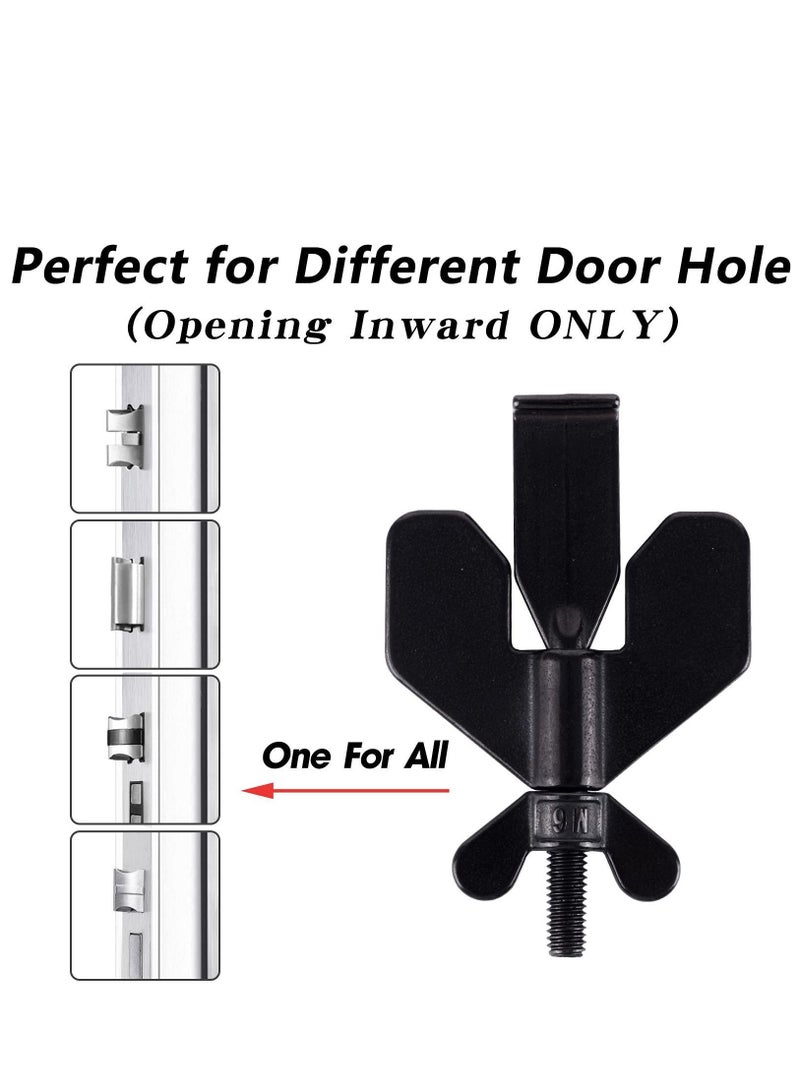 Portable Door Lock, Home Security Locker Travel Lockdown Locks for Additional Safety and Privacy Devices Traveling Hotel Apartment College(1 Pack)