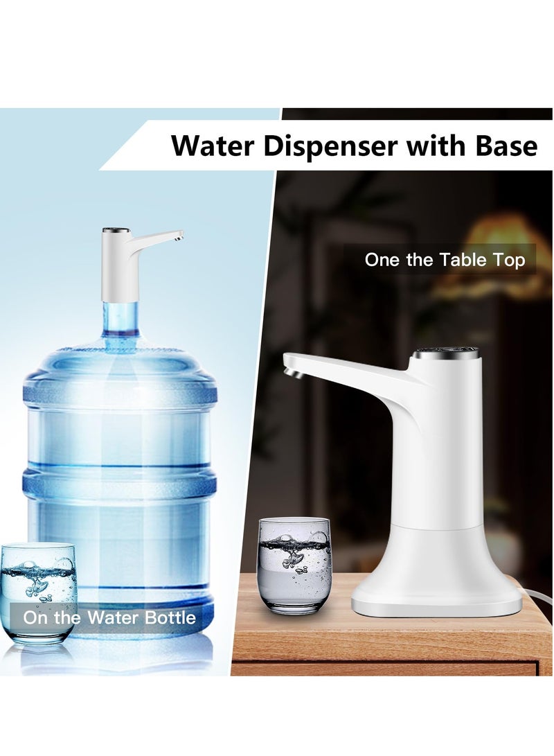 2 in 1 Portable Water Dispenser Pump for 5 Gallon Jugs Ideal for Home Office and Outdoor Use