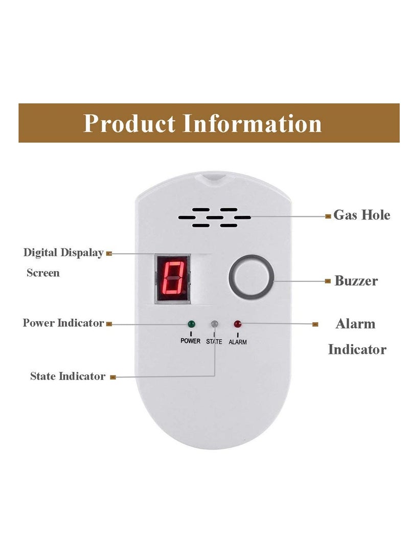 Natural Gas Detector, Gas Leak Detector, Household Propane Leak Detector, Propane Leak Detector, Natural Gas Leak Detector