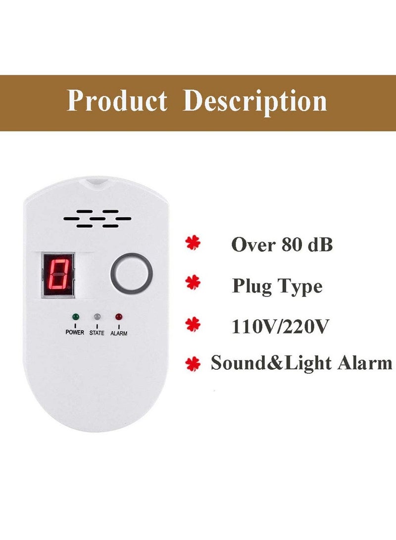 Natural Gas Detector, Gas Leak Detector, Household Propane Leak Detector, Propane Leak Detector, Natural Gas Leak Detector