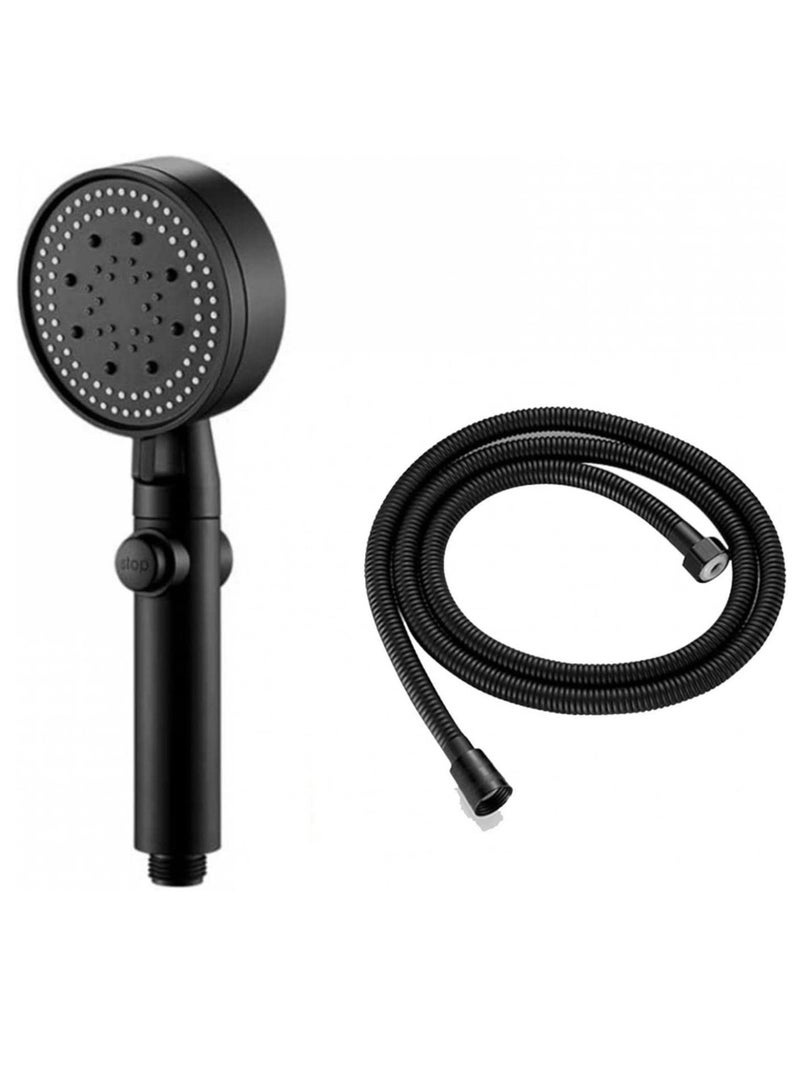 Multi-Functional High Pressure Shower Head with 5 Modes, High Pressure Handheld Shower Head with ON/Off Switch, Water Saving, Easy to Install