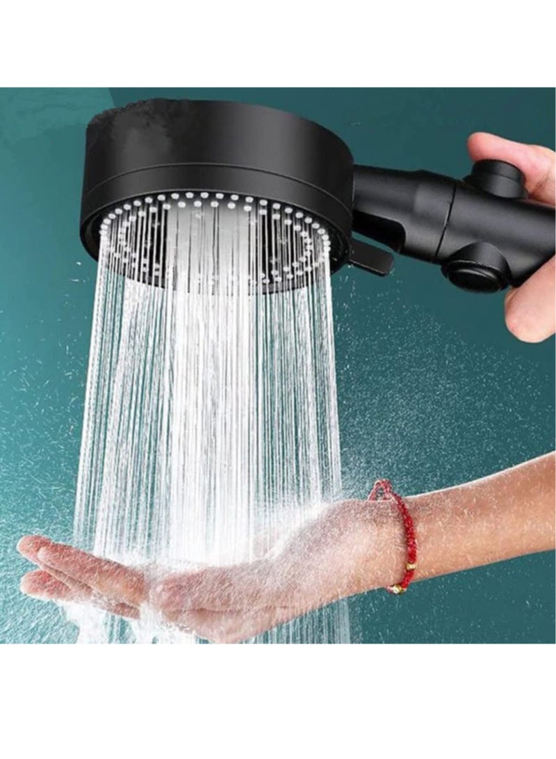 Multi-Functional High Pressure Shower Head with 5 Modes, High Pressure Handheld Shower Head with ON/Off Switch, Water Saving, Easy to Install