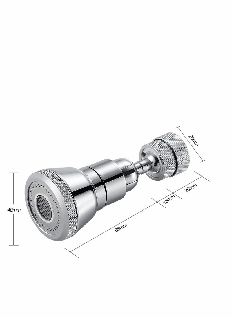 Kitchen Faucet Sprayer Attachment Filter Faucet Aerator 360°rotating Faucet Extender Suitable for Kitchen Sink Bathroom Sink