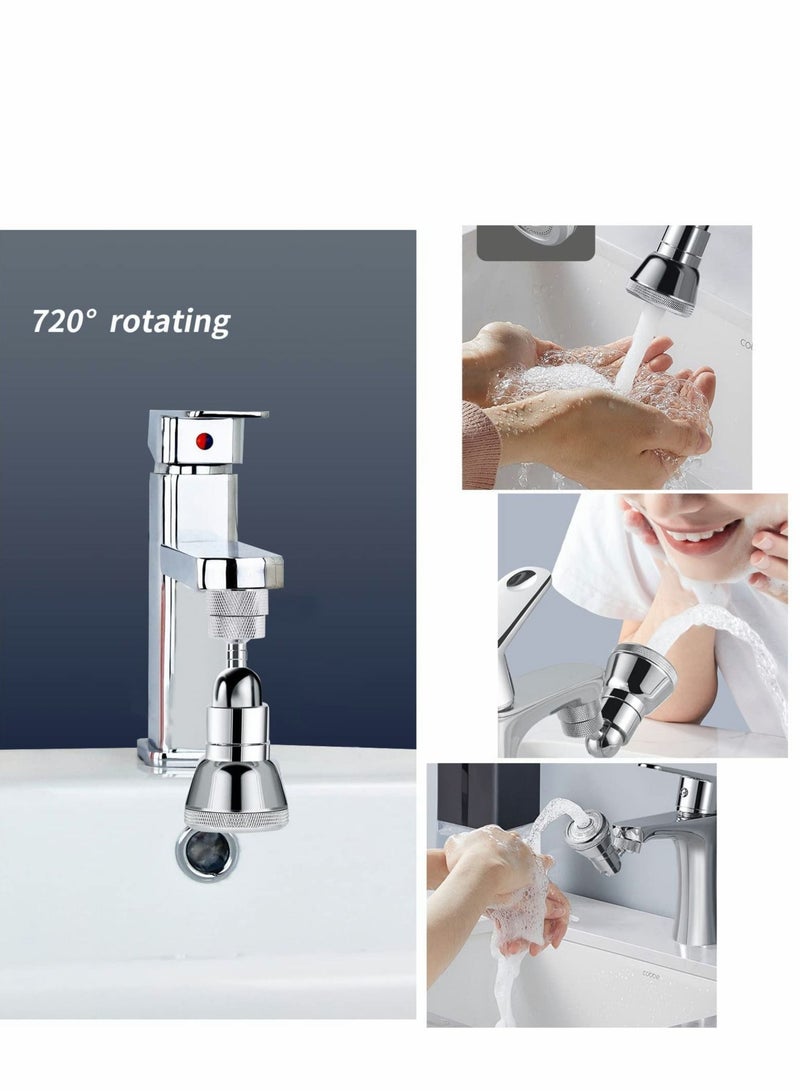 Kitchen Faucet Sprayer Attachment Filter Faucet Aerator 360°rotating Faucet Extender Suitable for Kitchen Sink Bathroom Sink