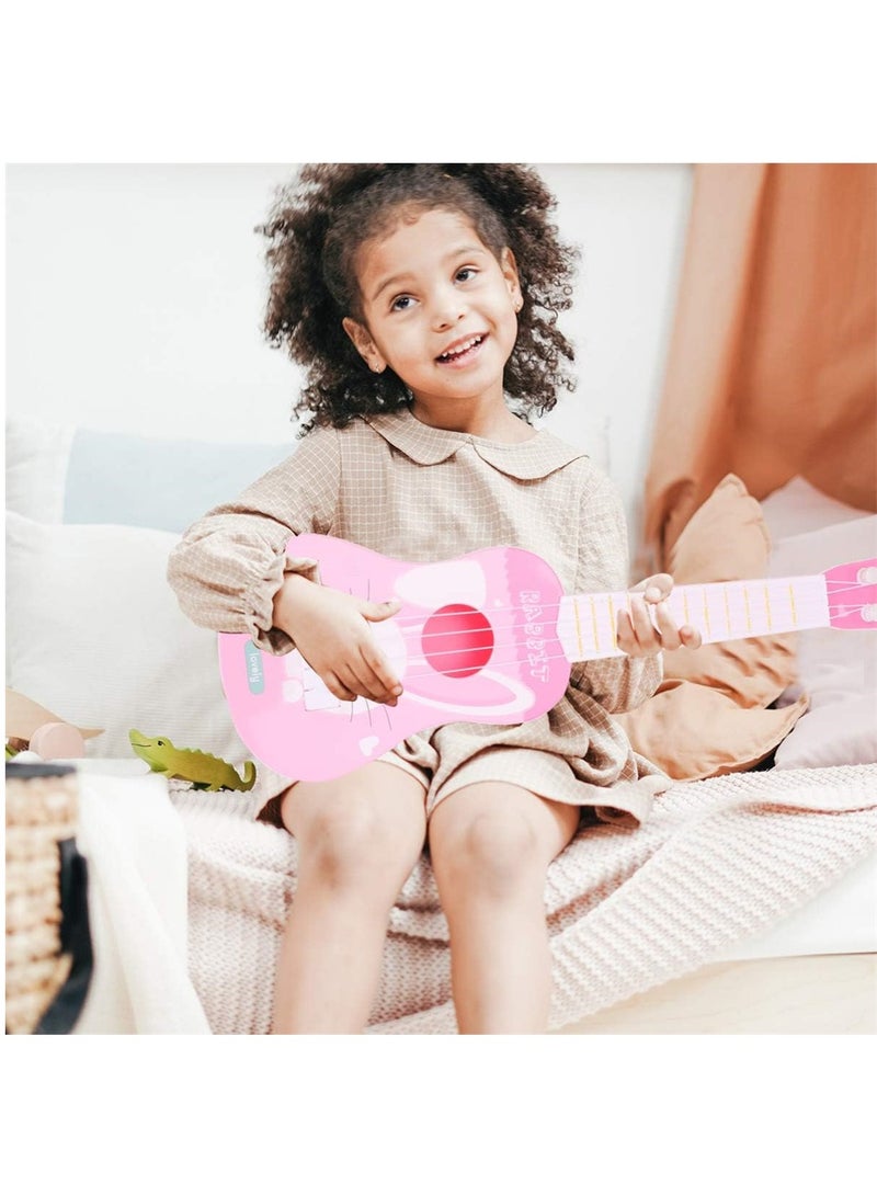 Kids Ukulele 4 String Musical Toy for Toddlers Cartoon Rabbit Design Perfect for Early Education and Fun Playtime Gifts