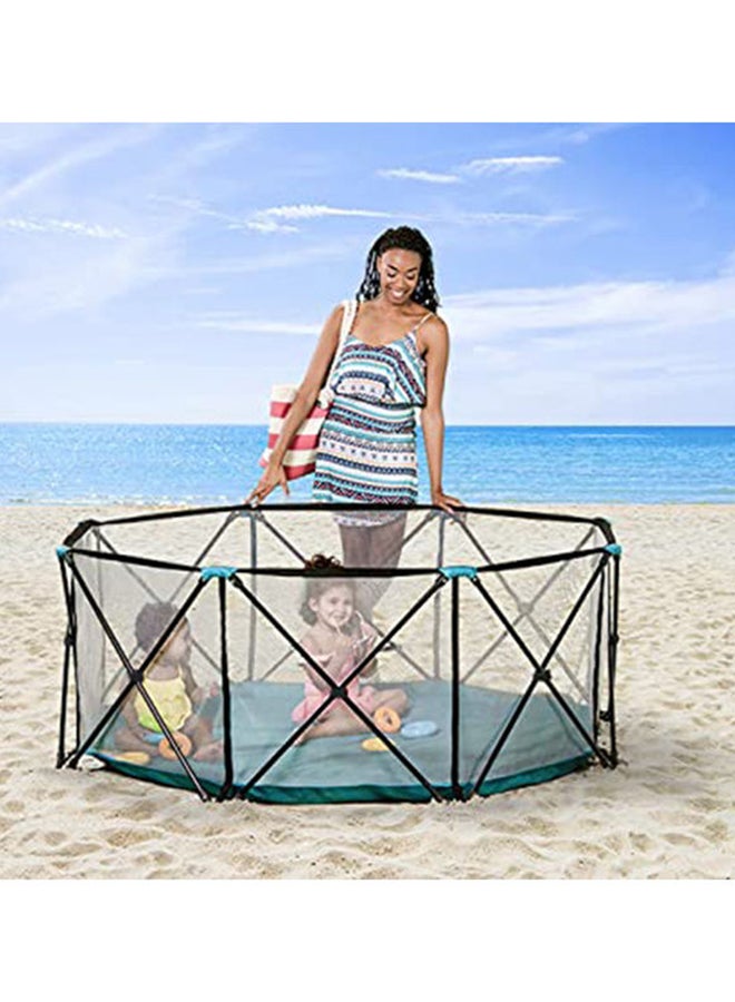 Deluxe Extra Large Portable Play Yard Indoor And Outdoor Playpen 195x65x75cm