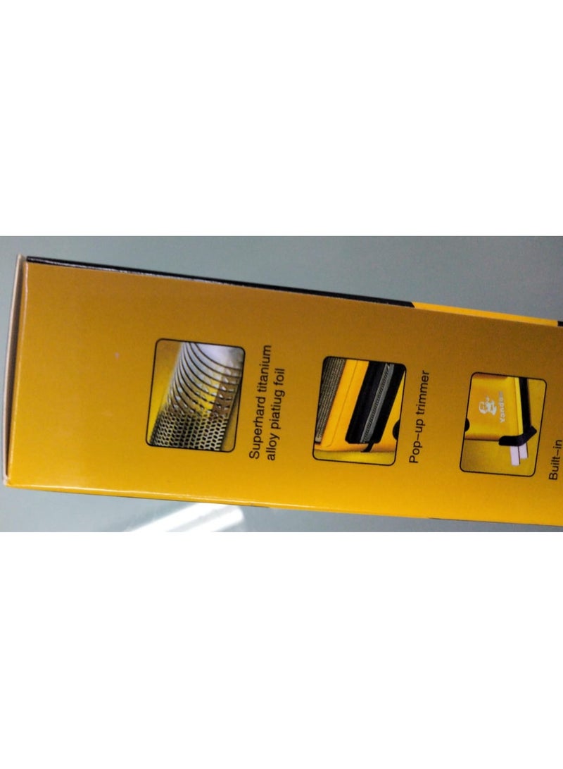 YANDOU Rechargeable electric shaver in gold