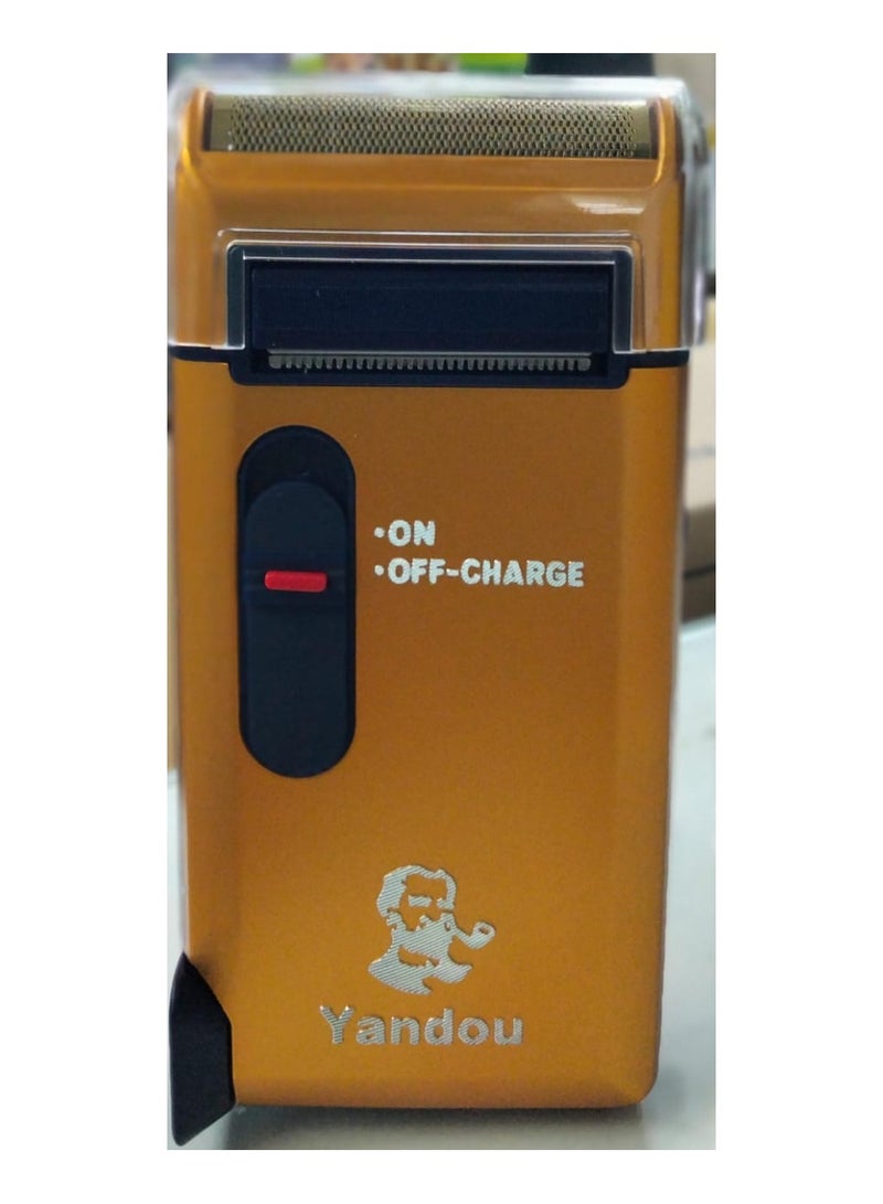 YANDOU Rechargeable electric shaver in gold