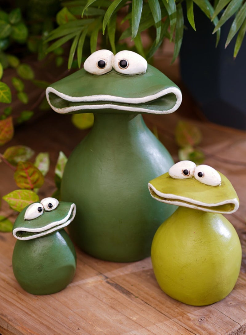 Creative Resin Crafts Cute Big Mouth Frog Flower Pot Home Desktop Decoration