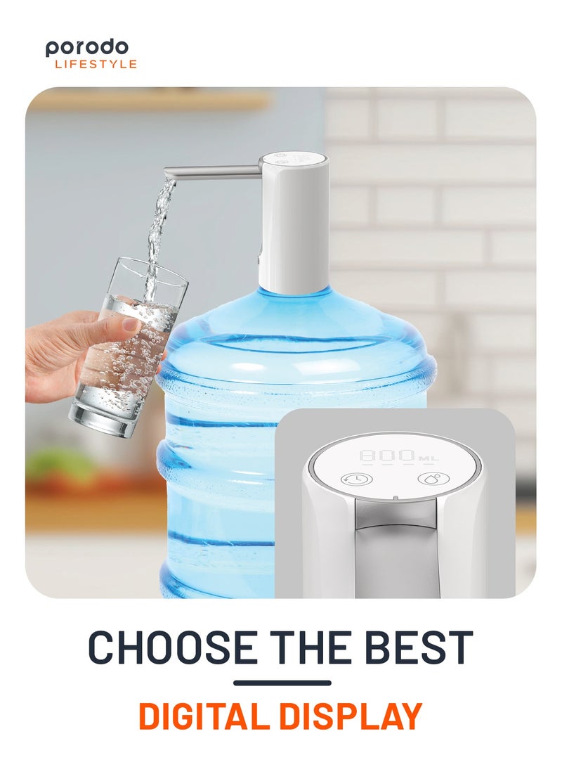 Lifestyle Portable Water Pump Digital Display And Touch Control