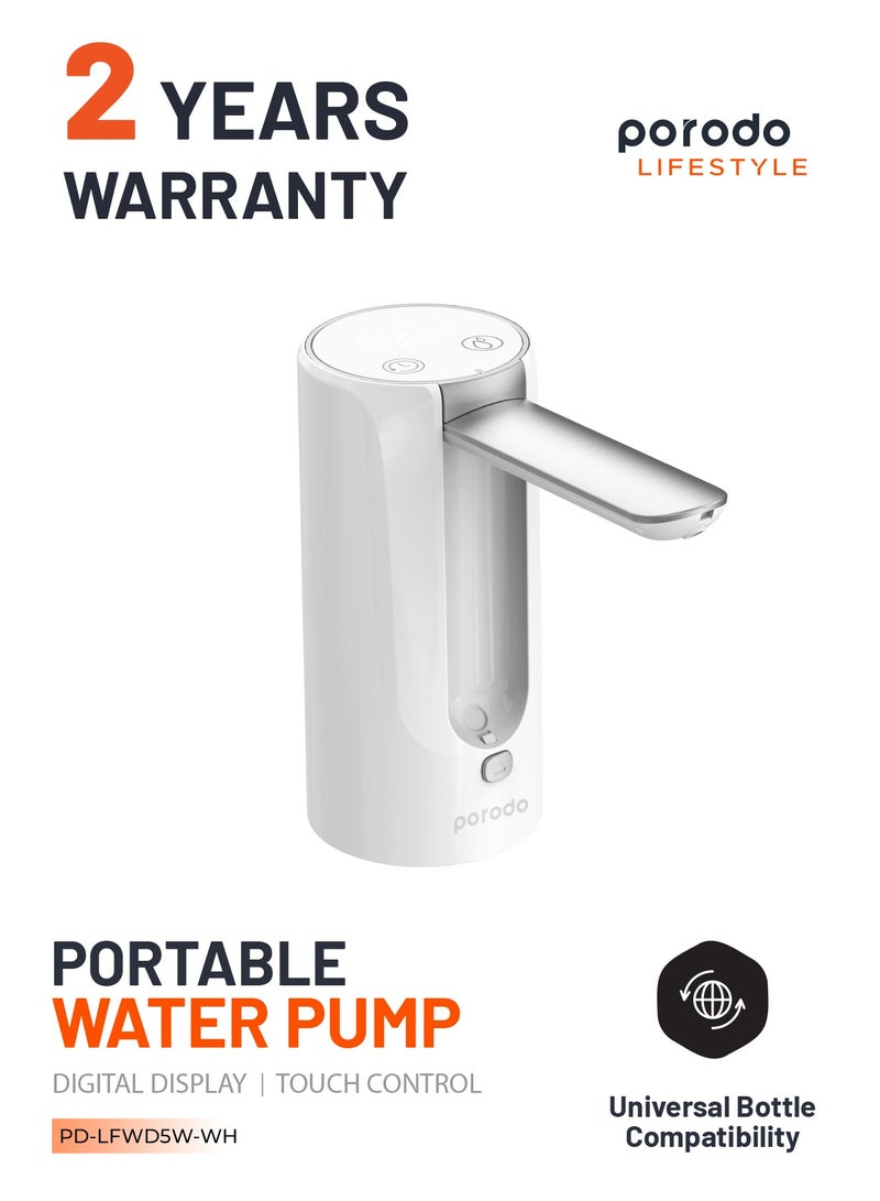 Lifestyle Portable Water Pump Digital Display And Touch Control