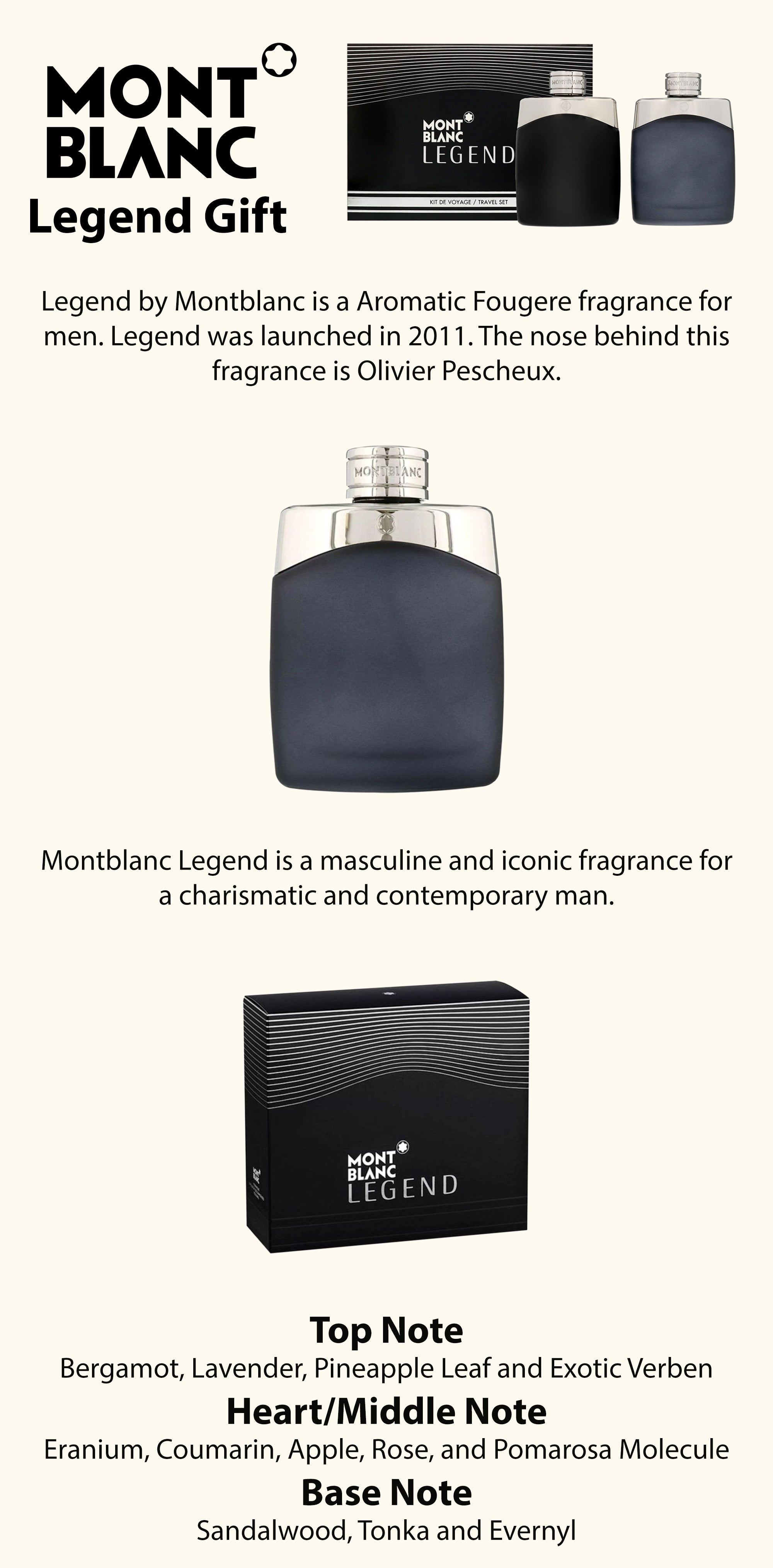 Legend Gift Set EDT 100, After Shave Lotion 100ml