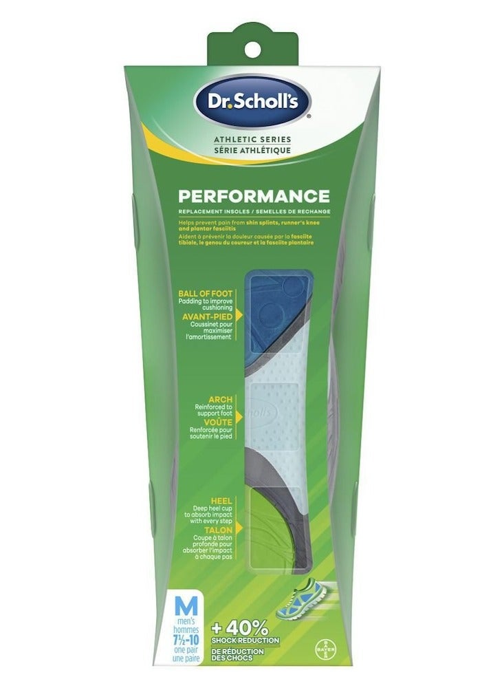 Dr.Scholl's® Performance Insoles - Men's Small